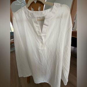 White Long Sleeve Tunic